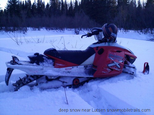 Snow is still deep